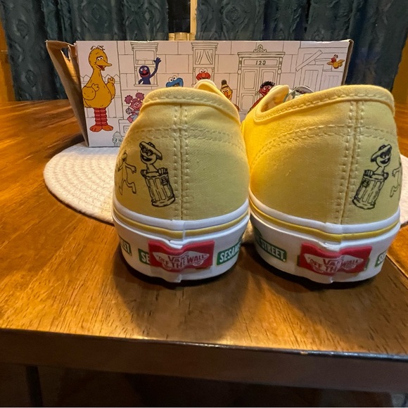 Sesame Street Vans Yellow Sneakers - Picture 3 of 10
